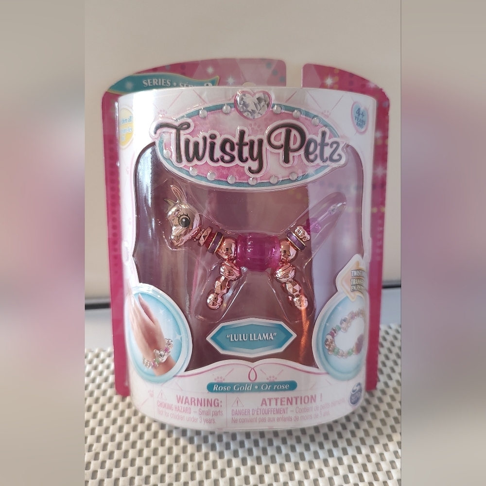 Twisty Petz Series 2 Bracelet Lulu Llama Rose Gold Spin Master Authentic NWT